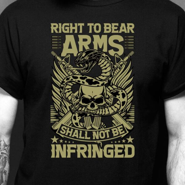 Right to Bear Arms Gun T-Shirt