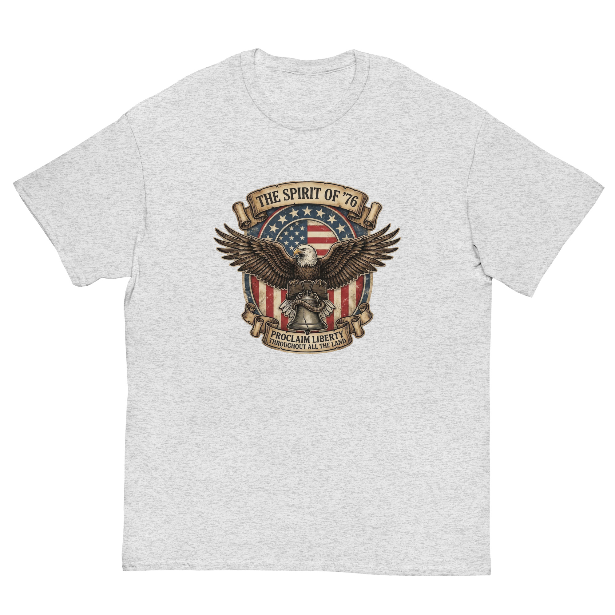 The Spirit of ’76 Eagle Liberty Bell Patriotic Shirt - Image 5