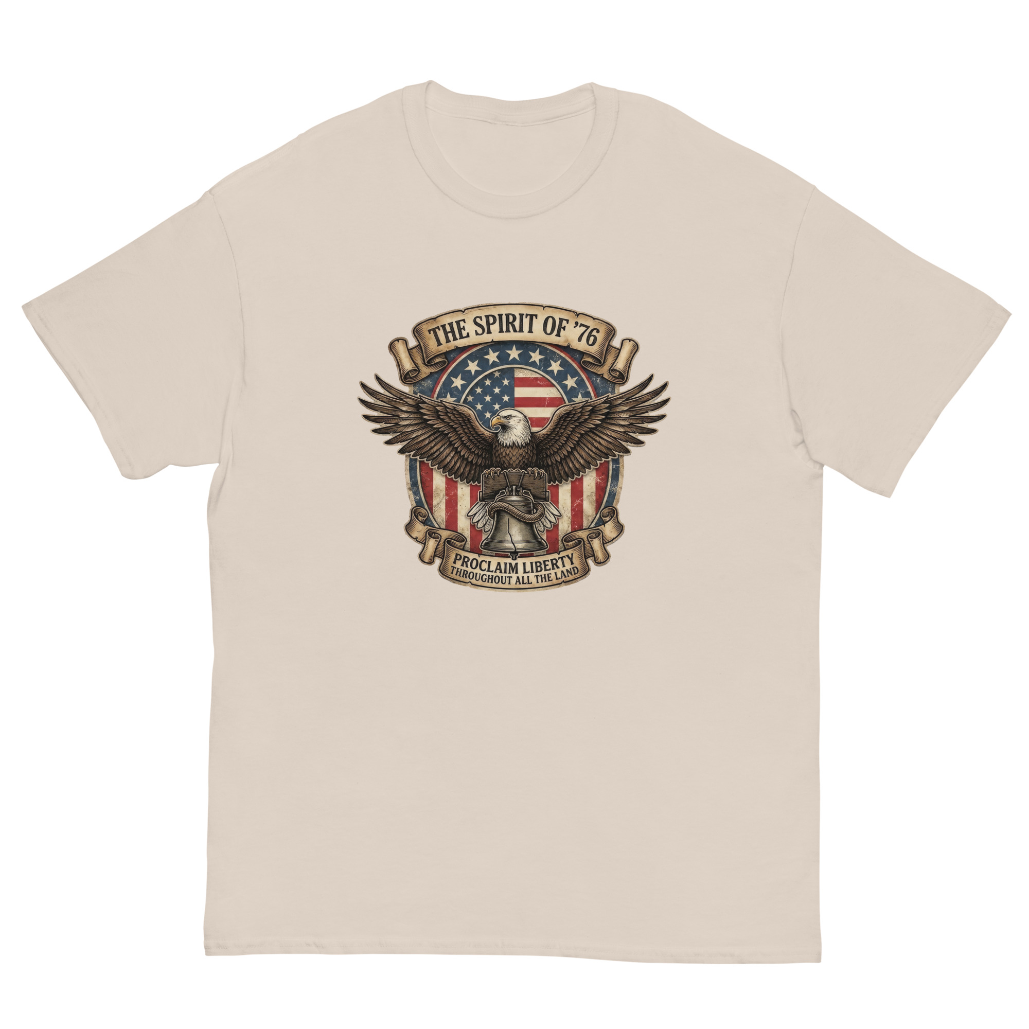 The Spirit of ’76 Eagle Liberty Bell Patriotic Shirt - Image 4