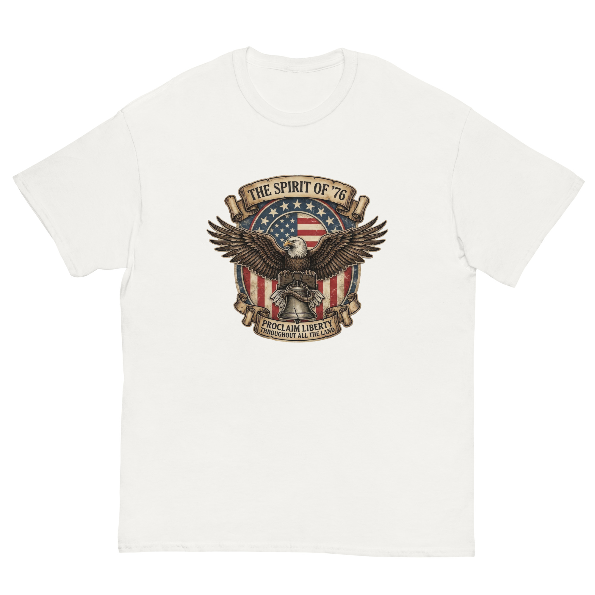 The Spirit of ’76 Eagle Liberty Bell Patriotic Shirt - Image 6
