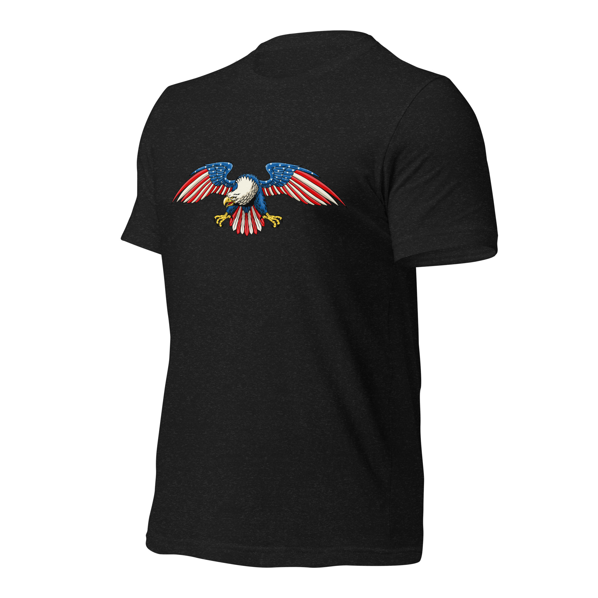 American Eagle Flag Wings Patriotic T-Shirt - Image 2